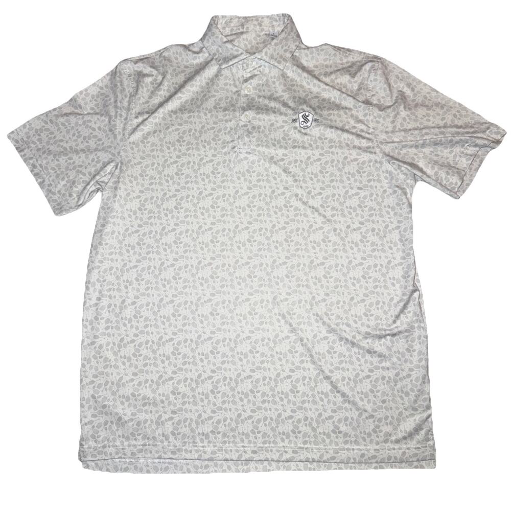 Repreve Golf Shirt Large Wine Glasses All Over Print Short Sleeve